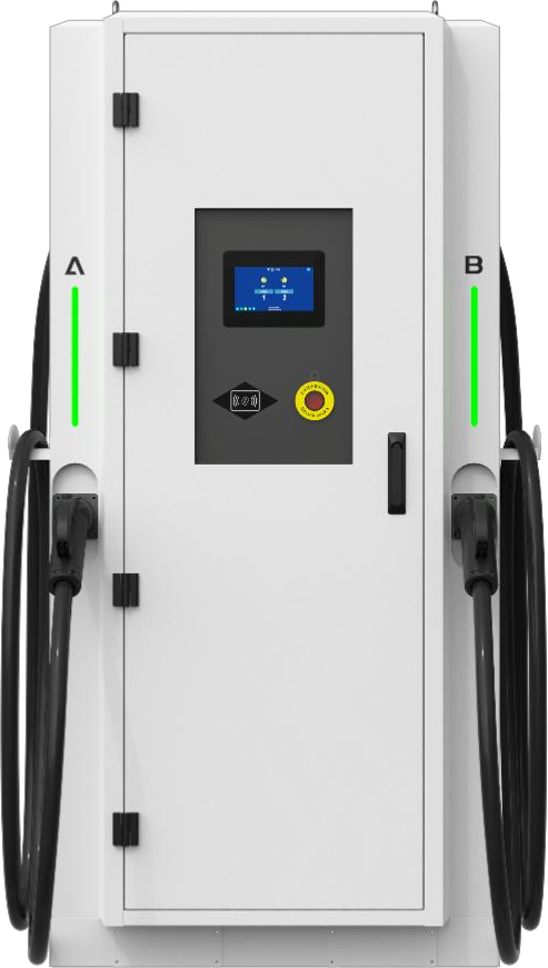 NIUERA dual-gun DC fast charging station, 60 to 240 kW